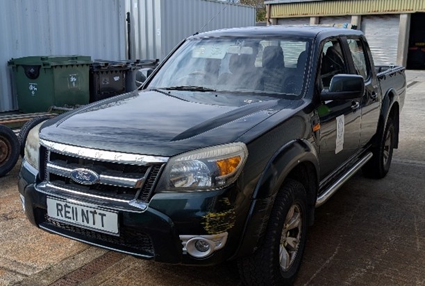 Image of Ford Ranger RE11NTT for sale for parts/repair only.