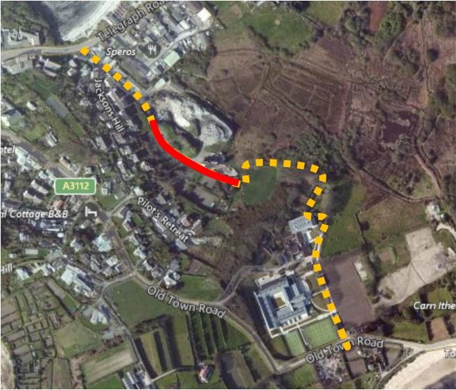 Map of effected area